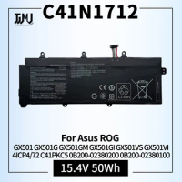C41N1712 Laptop Battery Replacement for Asus ROG Zephyrus GX501 GX501G GX501GM GX501GI GX501VS GX501VI GX501GS Series 4ICP4/72