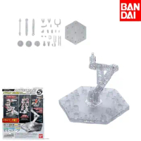 Original Bandai Action Base 5 Hg/Mg Black Transparent Support Action Figure Model Toys Collectible Doll Ornament Children Gifts