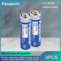 2PCS Panasonic Original AA R6AA 1.5V Universal Battery for Toy Large Capacity Fan Breast Pump Microphone