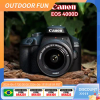 Canon EOS 4000D SLR camera Pixel SLR Camera Entry-level Novice Household Travel Digital Camera APS Frame EOS 4000D+18-55mm lens