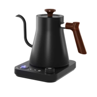 220V 110V 1200W 0.9L Gooseneck pour over coffee kettle with temperature control water tea kettle