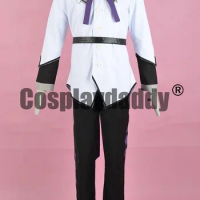 Puella Magi Madoka Magica Homura Akemi Male Uniform Outfit Cosplay Costume F006