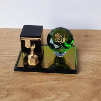 Sdsaudi Arabia Perjalanan Cenderamata Mekah Masjid Jam Menara Kaaba Seni Bina Kristal Model Timur Te