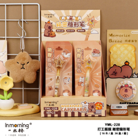 Yimulin. 228 Bút vô hình bí mật Kapibara bút đèn sáng tạo hình Capybara bút gel phát quang