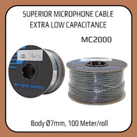 KABEL AUDIO MIC 7 mm 100 Meter - Superior Microphone Cable KLOTZ MC 2000