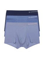 กางเกงในผู้ชาย Ice Silk Cool Trunks (3 pieces/pack) หลากสี ฟ้า/ฟ้า/กรมท่า