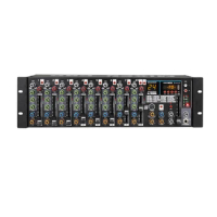 Newest Product 9 Channel Digital Audio Mixer Fashion 16 Delay Effects Power Mixer Audio