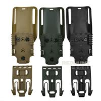 Tactical Holster Airsoft Belt Holster Drop Adapter Short SOG Clip Mount Hunting Waist Hanging Board For 2 inch Belt