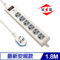 威電 Weidian CK-3163-6 1開6座 防雷擊 延長線