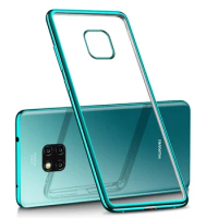 For Huawei Mate 20 Pro Case Cover Luxury Laser Plating TPU Back For Huawei Mate 20 Soft Transparent Silicone Shockproof Coque