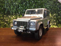 1/18 Kyosho Land Rover Defender 90 Indus Silver 08901IS【MGM】