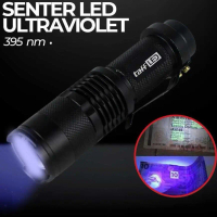 Senter UV Ultraviolet Mini Flashlight 395nm