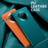 PU Leather Case For Huawei Mate 30 Pro Case Shockproof Back Cover Bumper For Mate30 Pro Hard PC Case for Mate 30 Pro Capa