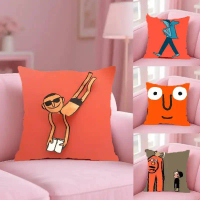 ปลอกหมอน J-Jean Art J-Jullien 18 นิ้ว X 18 นิ้ว ป้องกันไรฝุ่น ซิปมองไม่เห็น วัสดุกำมะหยี่สั้นเนียนนุ