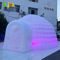 Commerical Large Advertising Led Light Lawn Inflatable Igloo Air Dome Tent Inflatable Igloo Dome For Outdoor