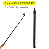 1.5m Ultra-Light Carbon Fiber Invisible Selfie Stick for Insta360 X3/ X2/ONE RS for GoPro Accessories