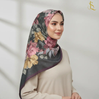 Luissa Flora Pure Comfort Hijab Segi Empat 120cm LUS120PC111