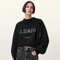 【ALLSAINTS】BIGGY 純棉寬鬆短版衛衣 W094JC(寬鬆版型)