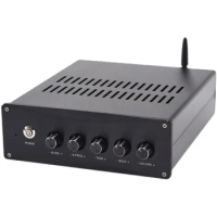 2*150W+300W TPA3255 Bluetooth 5.0 APTX-HD High Power Amplifier 2.1 Channel Hifi Stereo Class D Audio Digital Amp APTX