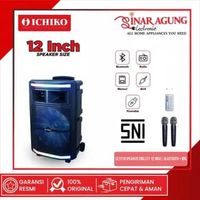 ICHIKO SZ1219 SPEAKER PORTABLE 12 INCH BLUETOOTH KARAOKE - ORIGINAL - -