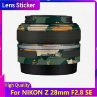 For NIKON Z 28mm F2.8 SE Lens Sticker Protective Skin Decal Vinyl Wrap Film Anti-Scratch Protector Coat Z28/2.8SE Z28MM Z28