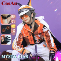 CosAn Hot Anime Vtuber Nijisanji Luxiem Mysta Rias Cosplay Costume Handsome Battle Uniforms Activity Party Role Play Clothing