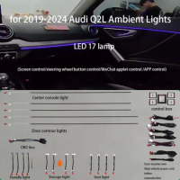 Symphony Led Ambient Light For Audi Q2L 2019-2024 LED Decorative Ambient Light Car Atmosphere Light Decoration Door Trim