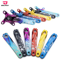 Bolany Mountain Bike Crankset 8-12 Speed/ 34/36T Aluminum Alloy Hollow One-Piece Crank Single Disc Modified Bicycle Accessories