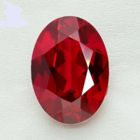 Professional Ruby Oval Cut 13×18mm 15.0ct VVS Loose Gemstones for Jewelry Making UV Tested Ruby