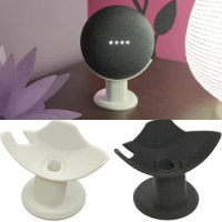 Desktop Stand For Google Home Mini Nest Mini Voice Assistants Compact Holder Case Plug in Kitchen Bedroom Study Audio Mount