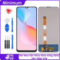 6.51'' For Vivo Y21 Y21a Y21e Y21g Y21s LCD Display Touch Screen Digitizer Assembly Replacement For Vivo Y01 Y02s Y16