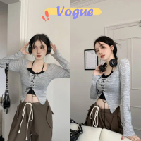 Vogue​🌟​พร้อมส่ง​🌟 เสื้อคลุมไหมพรม+เสื้อคล้องคอไหมพรม ใส่สบายผ้ามาก (60118)