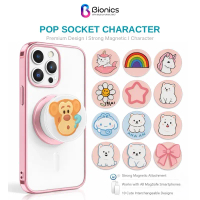 Magnetic Phone Holder Universal Ring Phone Holder Mini Karakter