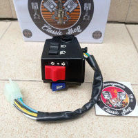 Saklar Switch Holder Kiri Suzuki RC 100 Spirit Bravo DK RC110 Crystal