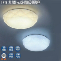 【燈王的店】舞光菱鑽 LED 16W 非調光吸頂燈 浴室陽台走道燈 LED-CED16