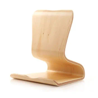 Portable Birch Wooden Phone Tablet Stand Holder Dock Station Cradle for iPhone10 8 7 Plus iPad mini 4 Air Samsung S8 edge