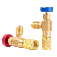 R22/R410 Charging Valve Converter Sambungan Manifold Adapter Katup Pengaman Ac Kant Selang Manifold 