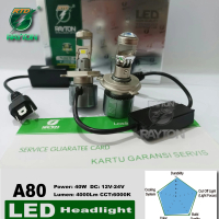 RTD Rayton Lampu Utama Mobil / Mini Proji / Lampu Depan Mobil LED A80-H4