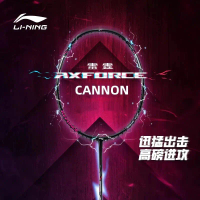 แร็กเก็ตแบดมินตัน Li Ning AXFORCE CANNON น้ำหนักเบา สไตล์รุก วัสดุคาร์บอนไฟเบอร์ทั้งหมด ของแท้ 100%