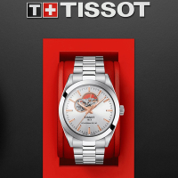 TISSOT 天梭 官方授權 GENTLEMAN 紳士80小時動力小鏤空機械錶T1274071103101