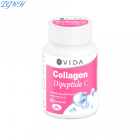 TGWH [Double Set] VIDA Collagen Dipeptide C 60 Capsules 2 Jar.(วีด้า คอลลาเจน ไดเปปไทด์ ซี 120 แคปซู