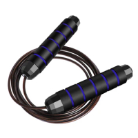 Rapid Speed Jump Rope Steel Wire Skipping Rope Exercise Adjustable Jumping Rope Fitness Workout Training Home Sport Equipment