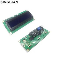 LCD1602+I2C Adapter Board 5V LCD 1602A Character Display Module 16x2 Blue Screen PCF8574 IIC/I2C Adapter Plate For Arduino