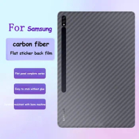 For Samsung Galaxy Tab S9 S9 Plus S9 Ultra 14.6 S8 Ultra S6 Lite 10.4 A8 A7 Lite S7 FE S8 Plus Carbon Fiber Rear Back Film