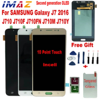 IMAZ 2ND OLED For Samsung Galaxy J7 2016 LCD J710 SM J710F J710FN J710M J710H J710A DS LCD Display Screen Digitizer Assembly