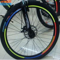 Reflective Sticker for Mountain Bike Bicycle Wheel Car Motorcycle Motorbike Tyre Rim Decal Safety Tape 26 inch Cycling Accessory