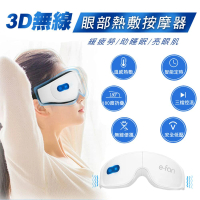【ROYAL LIFE】3D無線眼部熱敷按摩器(4入組)