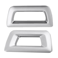 Tail Door Button Cover Trim Sticker for BMW X1 F48 X3 F25 X4 F26 X5 F15 Car-Styling ABS Chrome Automotive Interior Accessories (