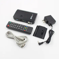 LCD CRT VGA External TV Tuner PC BOX Receiver Tuner HD 1080P Speaker TV Box With Remote Control