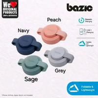 Wireless Charger 3in1 Fold Magsafe 15W Bazic Gomag Trio 2 SAGE